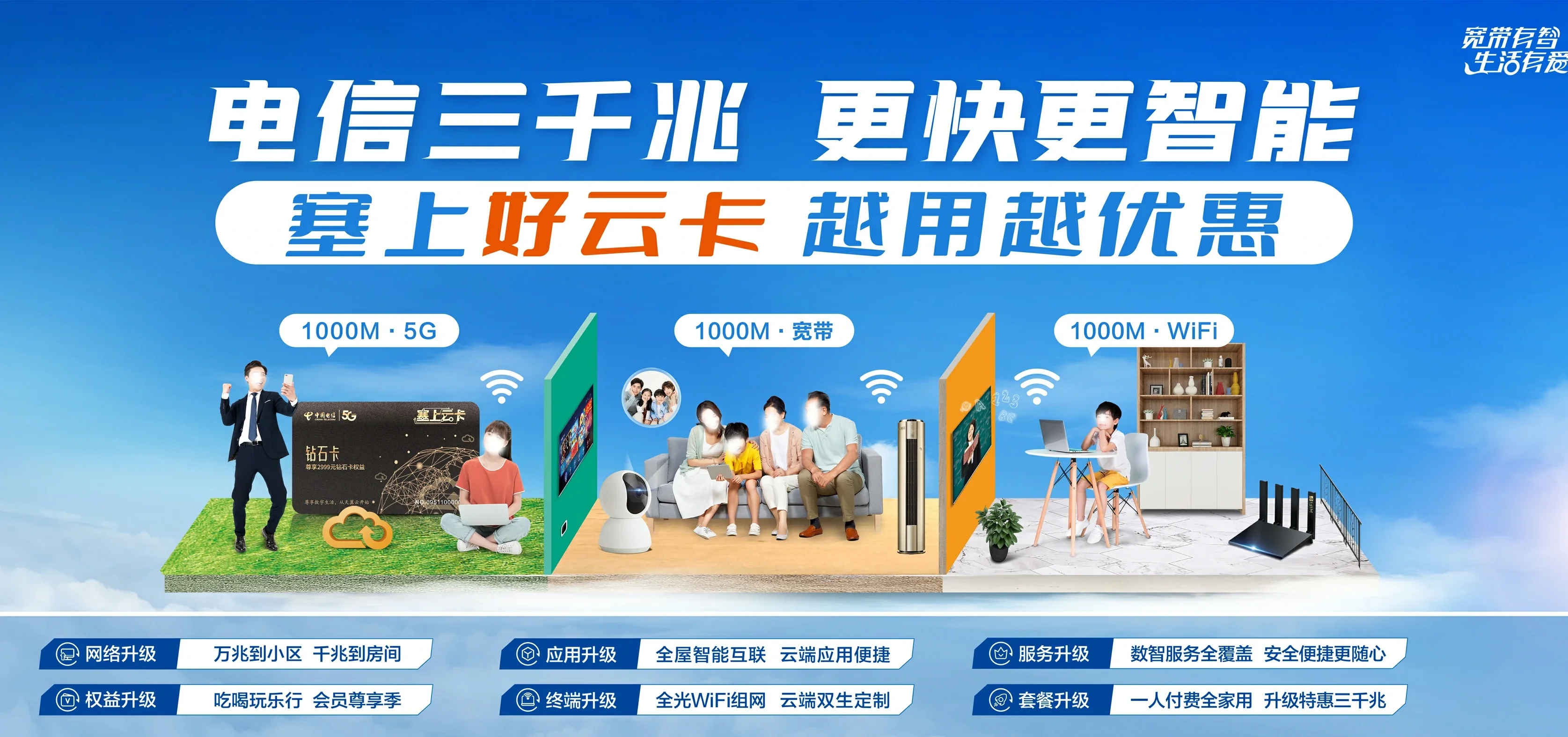 中国电信 越秀区电信宽带 宽带套餐